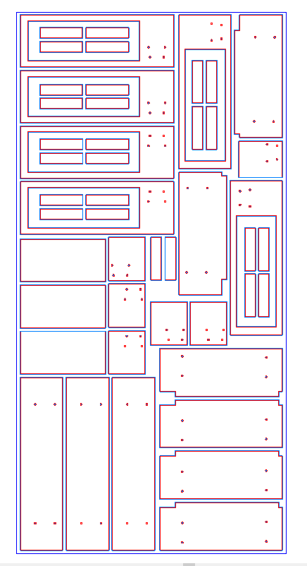 Cutting patterns for the CNC machine